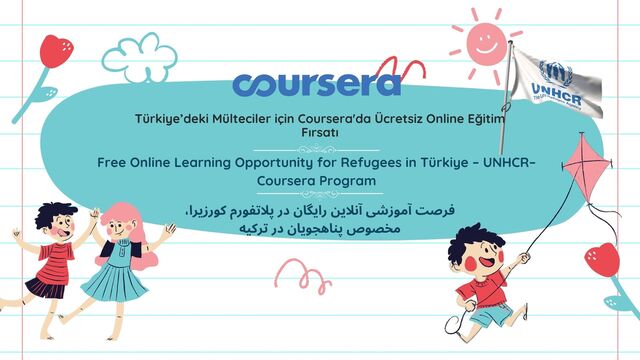 Türkiye’deki Mülteciler için Coursera'da Ücretsiz Online Eğitim Fırsatı